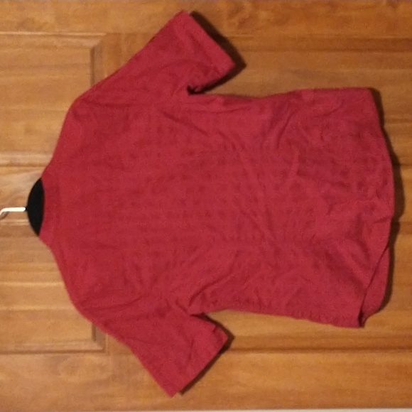 Prestwick & Moore woman's size MP adjustable short sleeve cotton button up - Picture 8 of 9